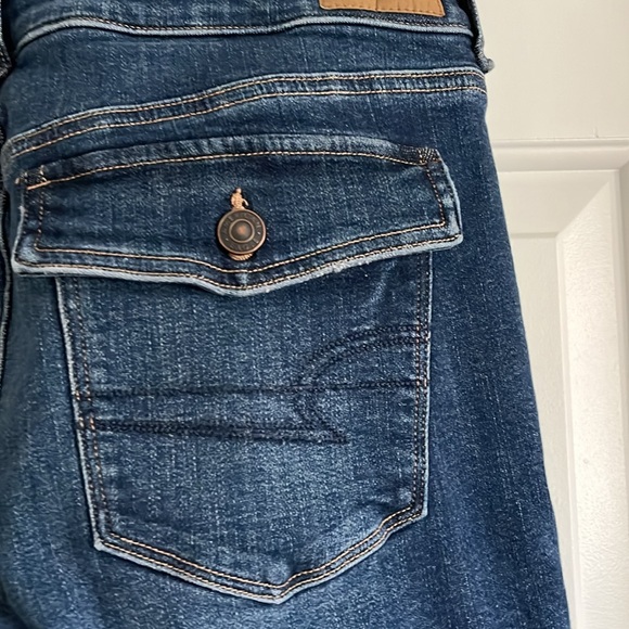 American Eagle super low rise jegging NWT, size 14 - Picture 6 of 8
